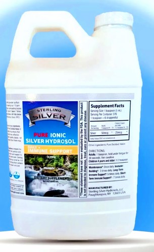 Colloidal silver ppm oz - silver, 10