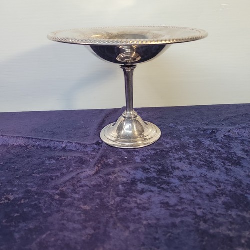 Vintage silverplate pedestal - vintage,