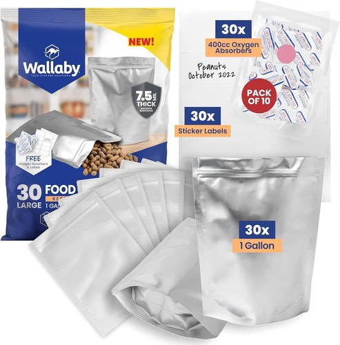 Count gallon gusset mylar - count, 1-gallon